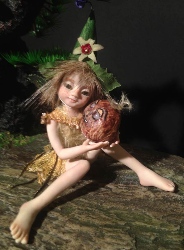 Baby Fairie Pixie Malika and the sweet Chestnut